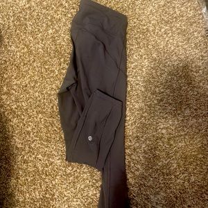 Grey Lululemon High-Rise Leggings